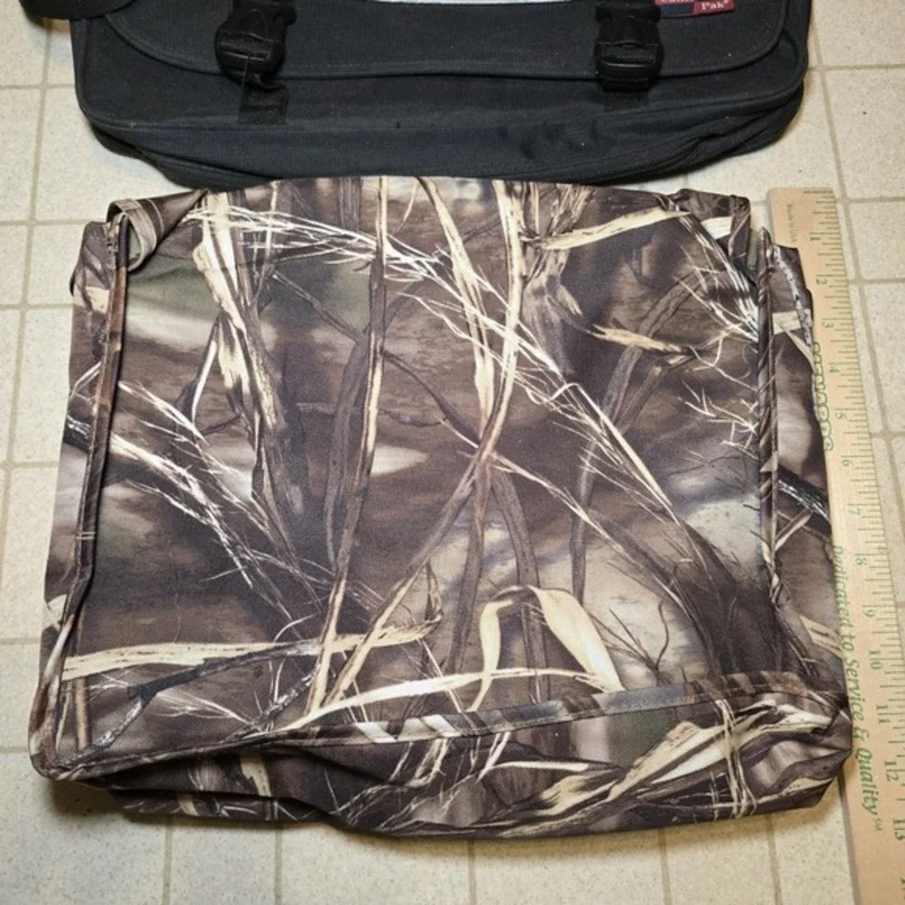 Calpak‎ California Pack Black & Camo Delta Waterfowl Travel Messenger Laptop Bag